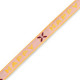 Schmuckband mit Tekst "Happy" Pink-yellow